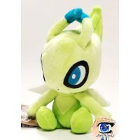 Officiële Pokemon center knuffel Pokemon fit Celebi 19cm (staand)